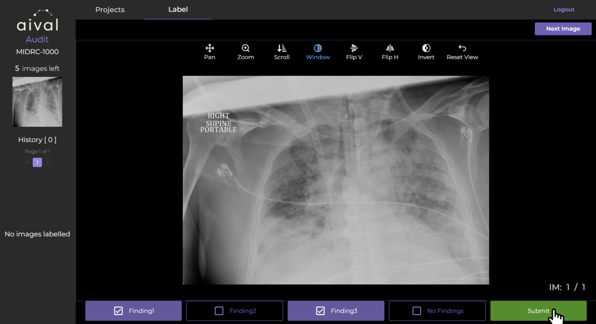 Submit Multi label Image
